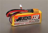 Rhino 1550mAh 3S 11.1V 25C Lipoly Pack [R1550-25-3]
